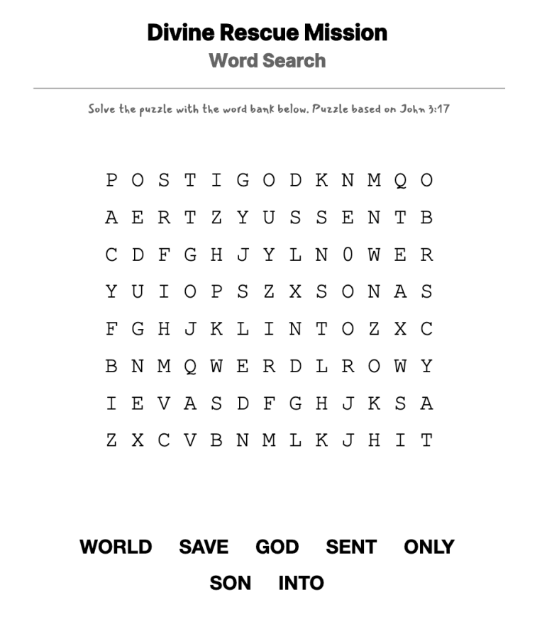 Do You Know? word-search